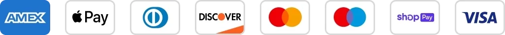 Accepted payments — Visa, Mastercard, Amex, Apple Pay, Shop Pay, PayPal and more